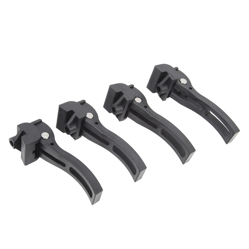 4Pcs Trifold Tonneau Cover Hard Or Soft Folding Clamp Cover