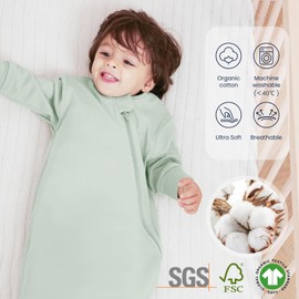 kaiya baby Unisex Rayon Sleeping Bag for Babies and Toddlers 2.5 Tog Sleep Sack 18-36Months, Baby Sleep Sack, Newborn Sleep Sack, Wearable Blanket Baby,One piece with sleeves,Gifts for Baby