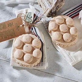 Olivos Korkut Massage Soap with Olive Leaf and Scrub Mitt 135 G 4.76 Oz