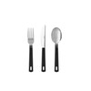 Mepal Cutlery Set 3 Pieces Black Plastic 105756040400