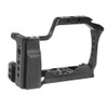 Black Aluminium Alloy Photography Shooting Vlog Camera Cage with Cold