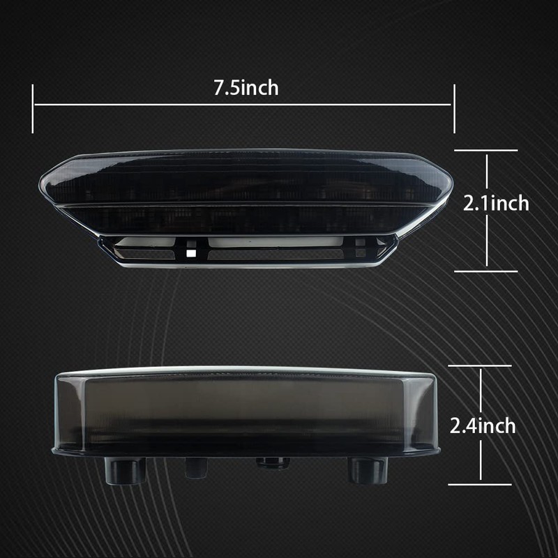 Akmties YFZ450 LED Tail Light Brake Rear Light for ATV