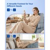 Kayfia 6 Adjustable Heights Foot Rest for Under Desk at