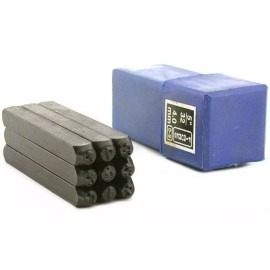 SE 9 Number Punches 1/8" Metal Stamp Numbers Die Stamping Jewelers Tools