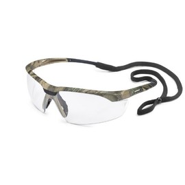 Gateway Safety 28CM79 Conqueror Wraparound Eye Safety Glasses, Clear Anti-Fog Lens, Camo Frame