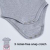 kavkas Baby Romper Short Sleeve Soft Cotton Onesie Vests 3