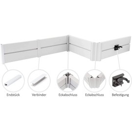 DQ-PP plinth panel, 100 mm, plastic, base, base profile, kitchen plinth, kitchen skirting board for built-in kitchens