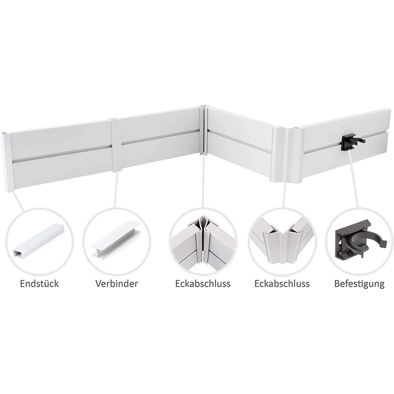 DQ-PP plinth panel, 100 mm, plastic, base, base profile, kitchen