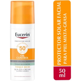 Eucerin Protector solar facial efecto mate toque seco Oil Control, , 50 ml
