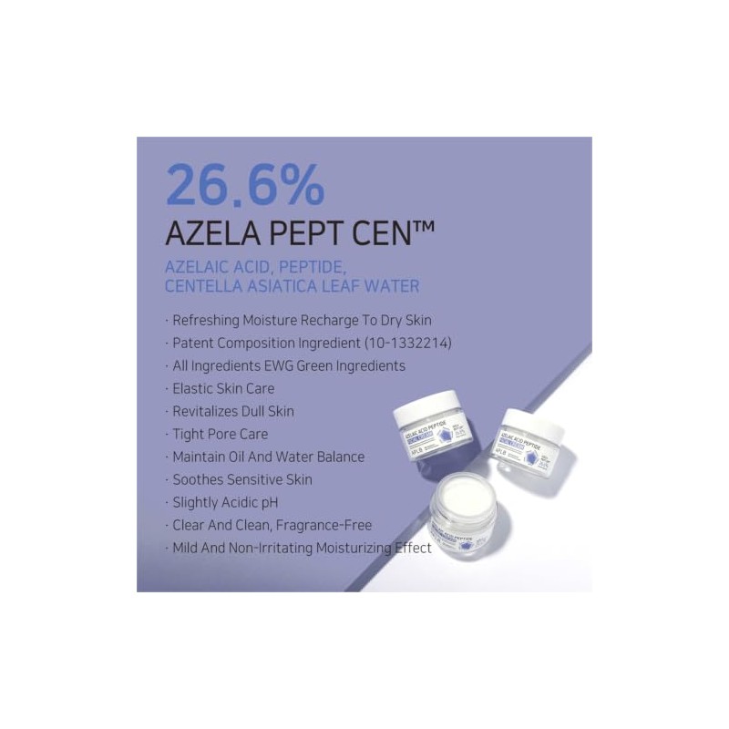 Crema Azelaic acid peptide facial cream 55ml