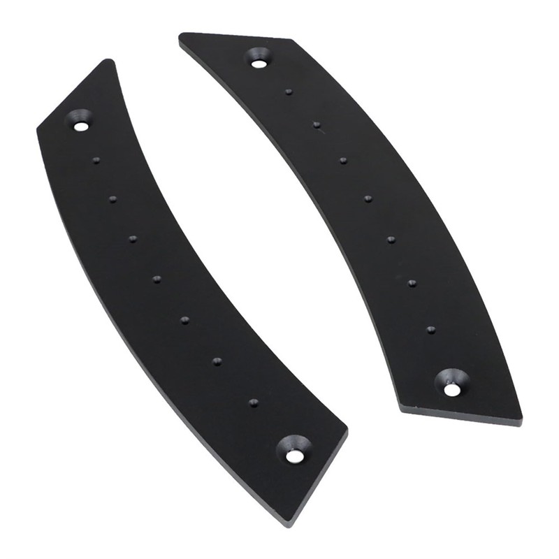 SEBLAFF Black Metal Left and Right Pair of Interior Door