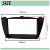 AERZETIX - C42700 - Frame/Front Plate/Adaptor 2-DIN for Car Radio