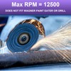 ROSYLEVE Pack of 6 CSD Disc 125 mm Sanding Disc