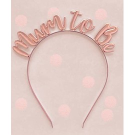 Alandra Party Mum to Be Rose Gold Metal Headband
