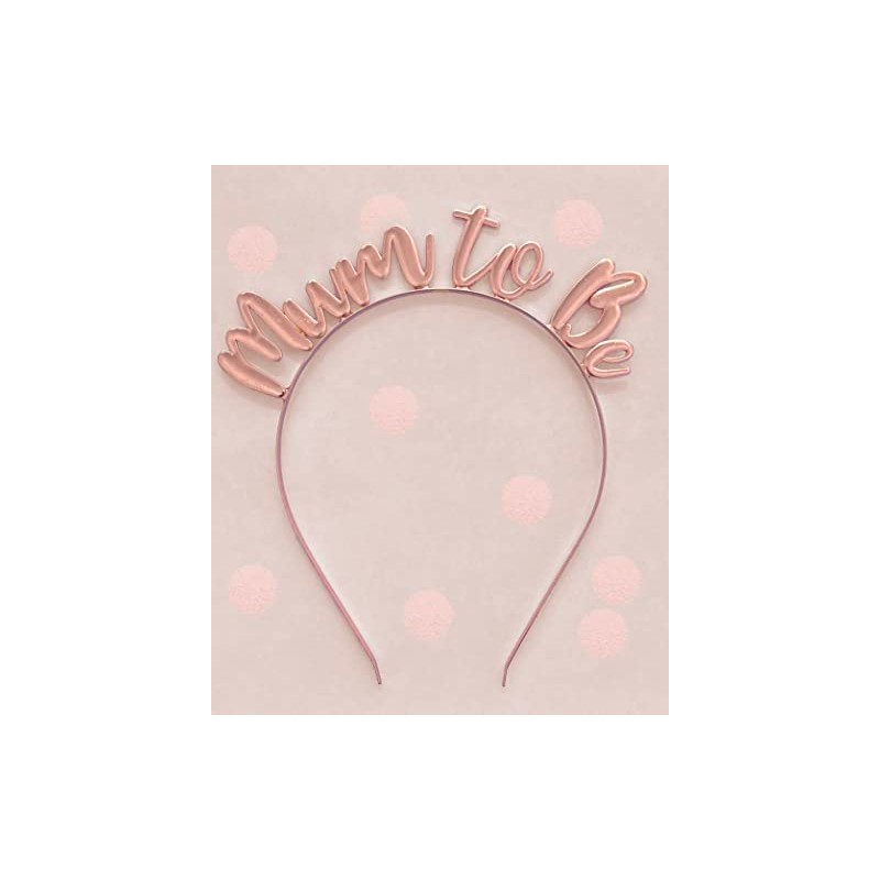 Alandra Party Mum to Be Rose Gold Metal Headband