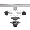 SaniteModar 2-in ABS Shower Drain Base can be Used with