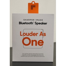 Sharper Image - Louder As One Bluetooth Speaker - White