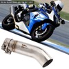 Motorcycle Exhaust Connecter Half MidPipe Fits for Suzuki GSXR 600