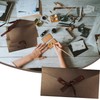 4 Pack Kraft Paper Envelopes with Ribbons, 22 * 10.9