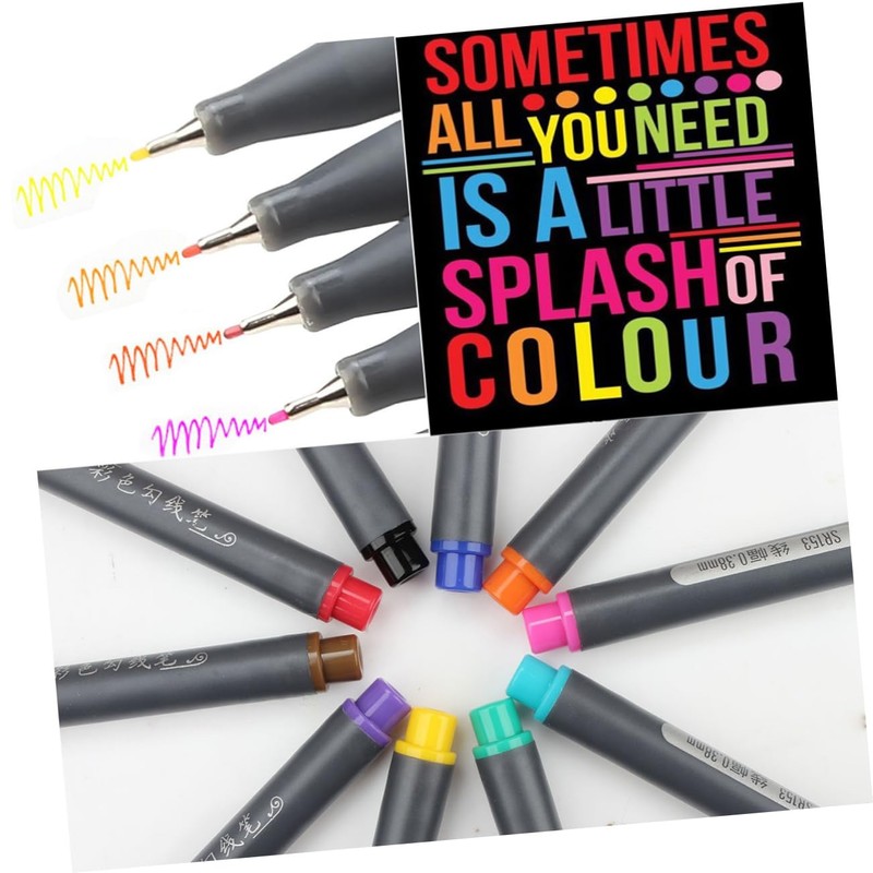 Operitacx Pen Highlighters Highlighter Pens 20 Pcs Fine Line Pens