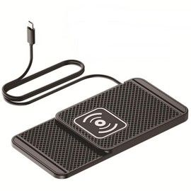 LTG 7986757 Wireless Charger, In-Car Mount, Type-C USB-A NEK, Up to 20 W, Charger, Smartphone Holder, Adjustable Size, Anti-Slip, 3.3 ft (1 m), PD Charging, Qi Standard