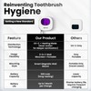 Portable UV Toothbrush Sanitizer Holder & Cleaner Rechargeable with UV