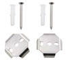 ZHYOHEN 2PCS 1.5 Inch Bathroom Hardware Towel Bar Bracket with