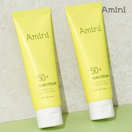 Amini 아미니 데일리 저자극 수분 콜라겐 선크림 50ml(SPF50+)2개 Amini Daily Low-Stimulation Moisturizing Collagen Sunscreen 50ml (SPF50+) 2pcs