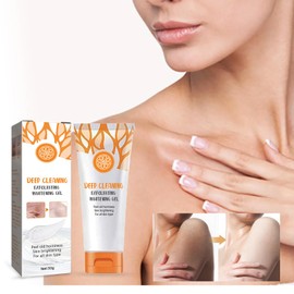 Orange Aufhellendes Peeling Gel,Feuchtigkeitsspendendes Peeling,Natürliches Orangen Peeling Gel,Tiefenreinigendes Peeling-Gel,Peeling Gel Damen Gesicht,Peeling-Gel für Gesicht