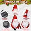 Christmas Santa Claus Tree Topper with Snowflake Projector Light, Rotating
