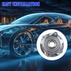 2PC 513266 Front/Rear AWD Wheel Hub Bearing Assembly Compatible with