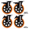 Caster Wheels, Heavy Duty 6 Inch Casters Set of 4,