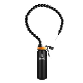 Giraffe Bottle Tower Hands Free Drinking System, Insulated Stainless Steel Bottle (length 30 in / 76 cm)