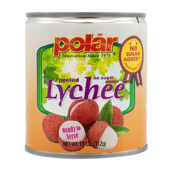 MW Polar Lychee, No Sugar Added, Peeled & Pitted 11