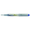 PILOT V-Pen Disposable Fountain Pens Silver Medium Nib Blue (Pack