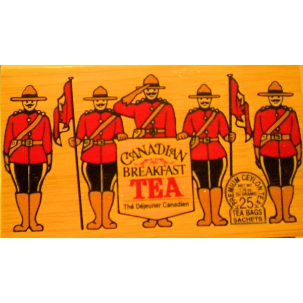 RCMP Canadian Breakfast Tea, 25 String and Tag Tea Bags