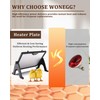 16 x 12 Inch Dual-Sided Chicken Brooder Heating Plate, Adjustable