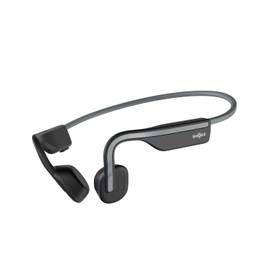SHOKZ OpenMove Wireless Headphones, [England Athletics Recommended] Bluetooth Bone Conduction Sports Headset with Mic, 6 Hour Playtime & IP55 Waterproof for Running Workout Cycling (Grey)