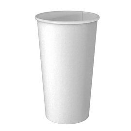 WEBSTORE SUPPLY 16 Oz White Paper Coffee Cups, Disposable Hot Drink Cups For Coffee, Tea, And Beverages, Sturdy Paper Tumblers (Case Of 1000)