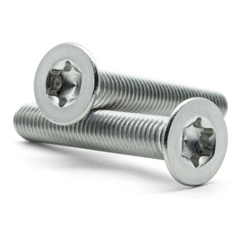 Hippo Hardware M4 (4mm X 10mm) Torx TX Countersunk Machine Screws CSK 6 Lobe Star A2 Stainless Steel Bolts (Pack of 10)