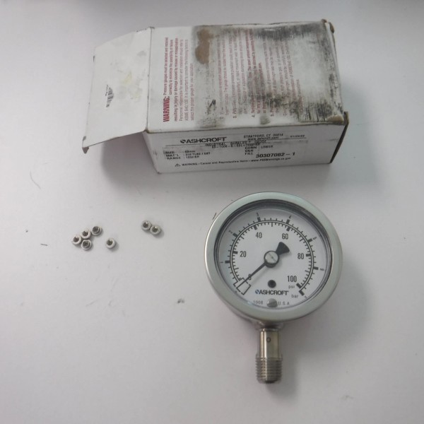 Ashcroft Pressure Gauge 63-1008-S-02L-