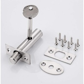Concealed Stainless Steel Manager, Invisible Tube with Locking Bolts and Concealed Door Hardware for Emergency Door Locks