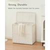 SETVSON Laundry Hamper with Lid Laundry Basket 132 L (35