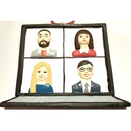 Unbranded Zoom Ornament Social Computer Meeting Christmas Gift Get together Fun Present