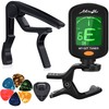 Chromatic Guitar Bass Violin Ukulele Tuner + Capo + Tuner