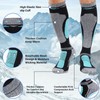 Merino Wool Ski Socks, Cold Weather Knee-High Thermal Socks for