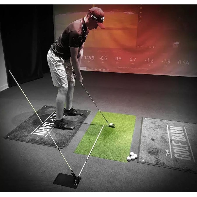 Golf Alignment Lever Holder Swing Exercise Plate Alignment Lever Base