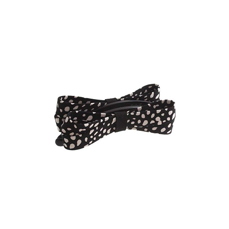 VINGTAINE H-185-BK- Animal Pattern Ribbon Banana Clip, M, Easy Bundle,