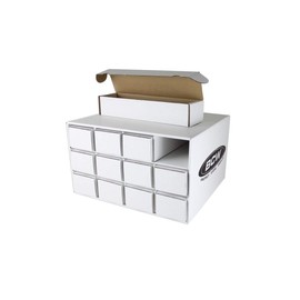 BCW Card House Storage Unit with 12 x 800ct Boxes | Holds Up to 9600 Cards | Organizer for Sports Cards, Pokémon, Magic: The Gathering & More