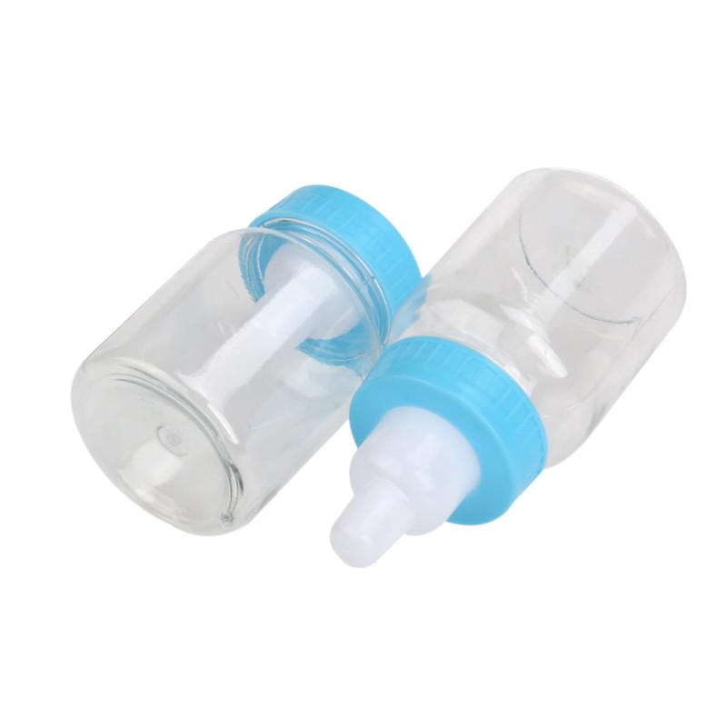 Gadpiparty Baby Shower Favors 12pcs Feeder Design Candy Bottles Blue